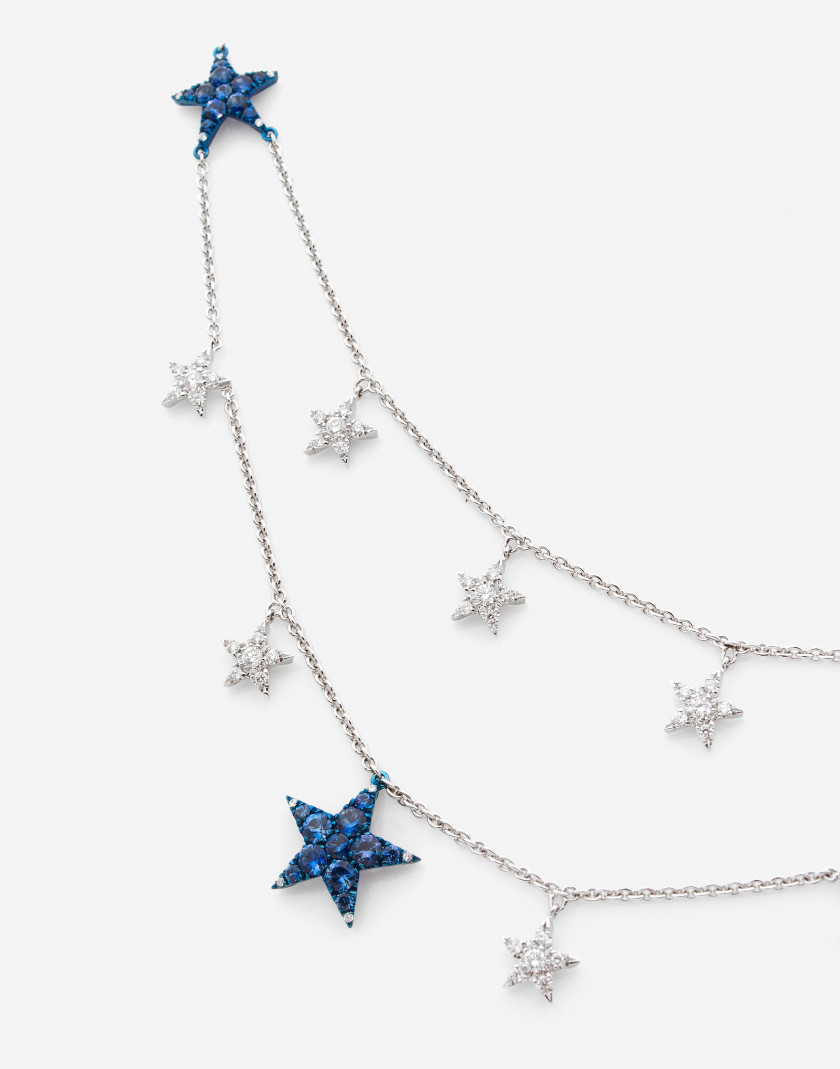 Margherita BURGENER  Collier "Etoiles" inspiré par la Constellation Vela