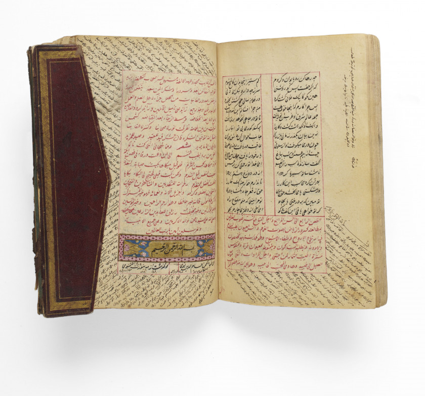 DEUX VOLUMES D'UN MATHNAVI DE JALAL AL-DIN RUMI (M. 1273 A.D.)  Turquie ottomane, vers 1700