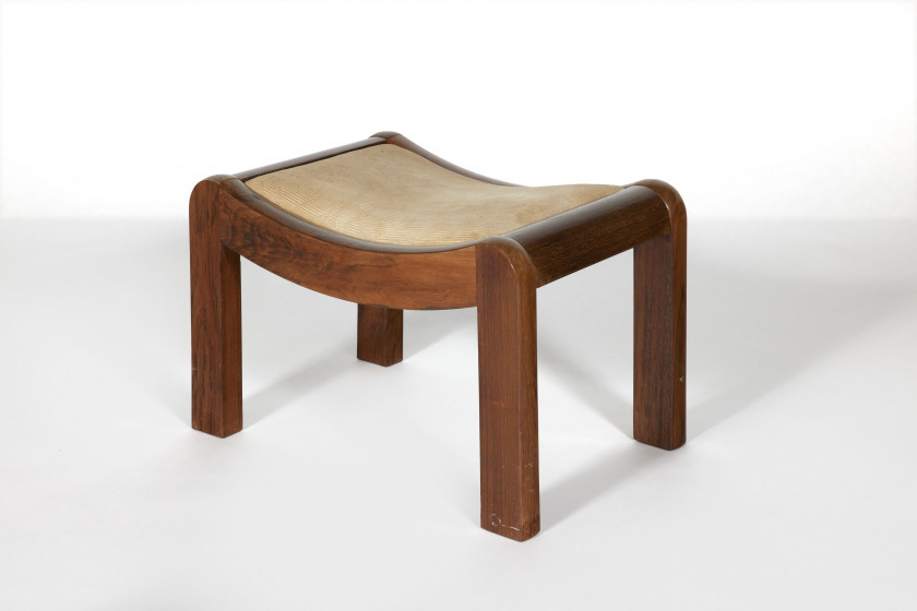 Pierre CHAREAU 1883-1950 Tabouret modèle «SN1» - circa 1925