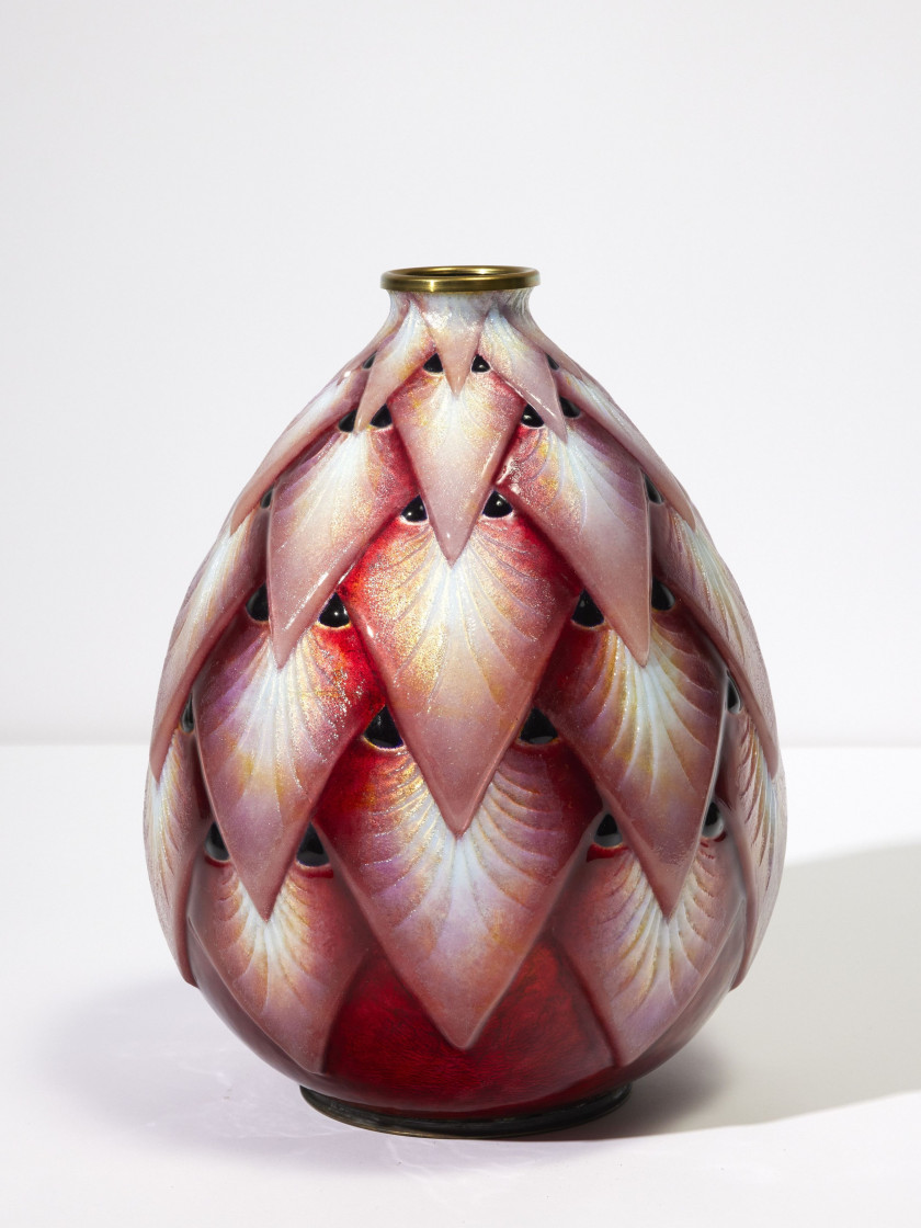 Camille FAURÉ 1874-1956 Vase forme «Primerose» - circa 1930