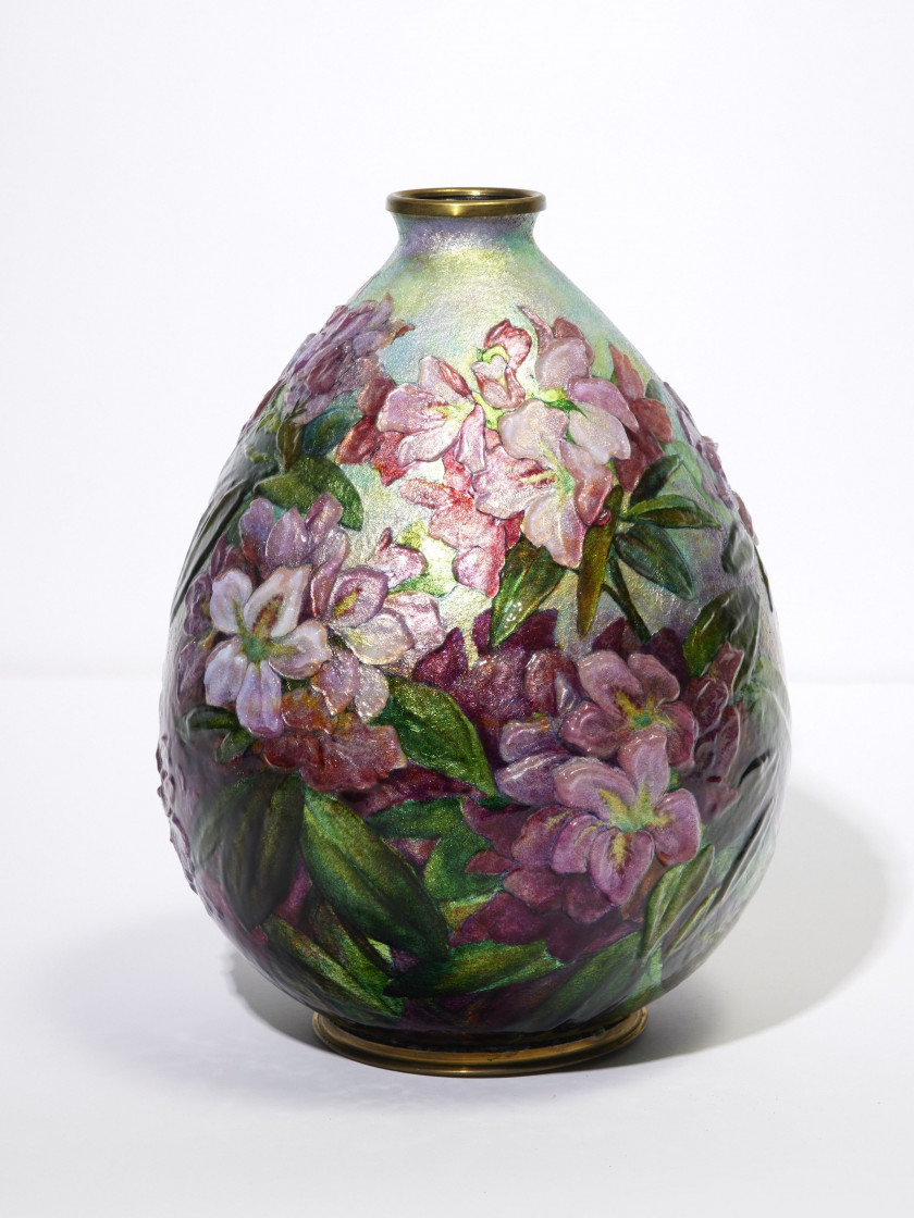 Camille FAURÉ 1874-1956 Vase forme «Primerose» - circa 1970