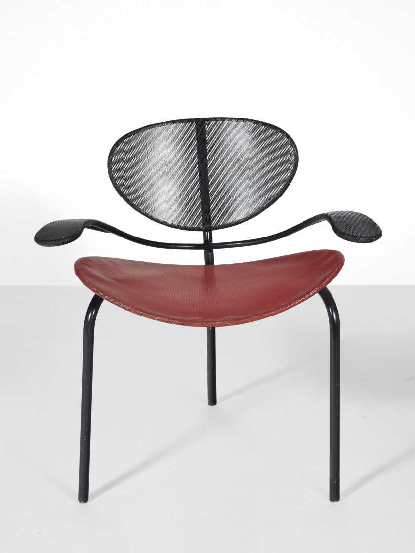 Mathieu MATÉGOT 1910-2001 Fauteuil «Nagasaki» - circa 1954