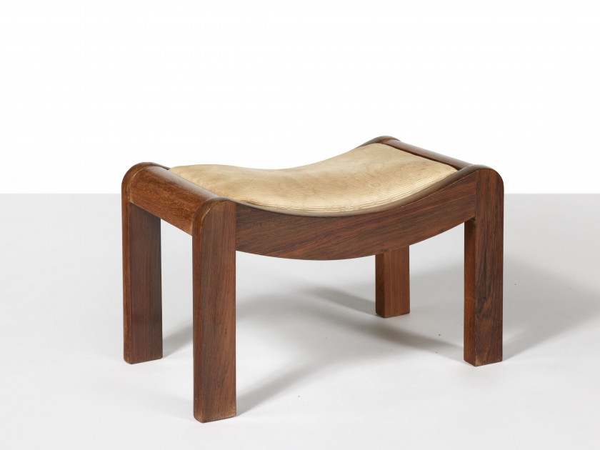 Pierre CHAREAU 1883-1950 Tabouret modèle "SN1" - circa 1925