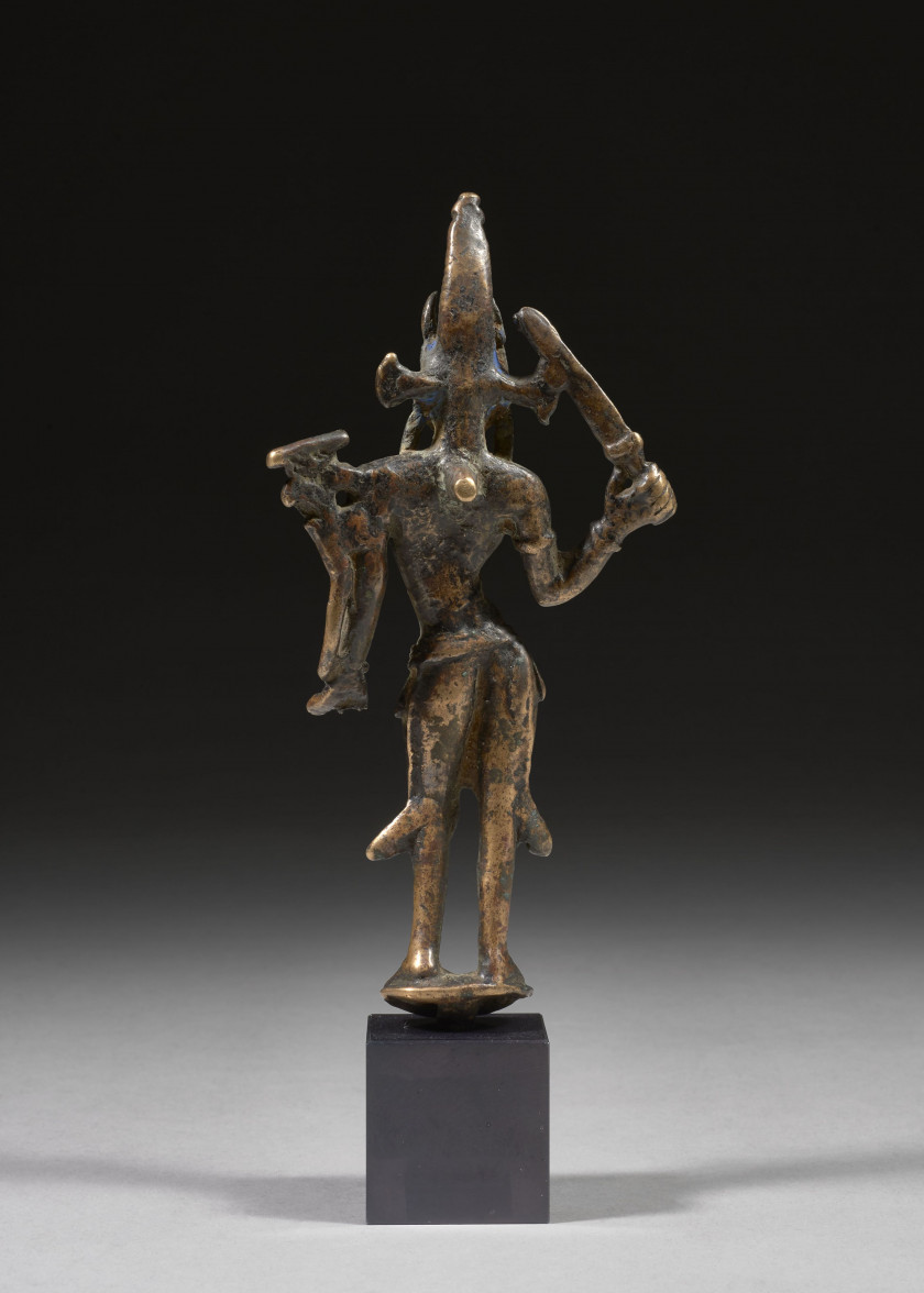 STATUETTE DE MANJUSRI EN BRONZE, Tibet de l'Ouest, XIIe siècle