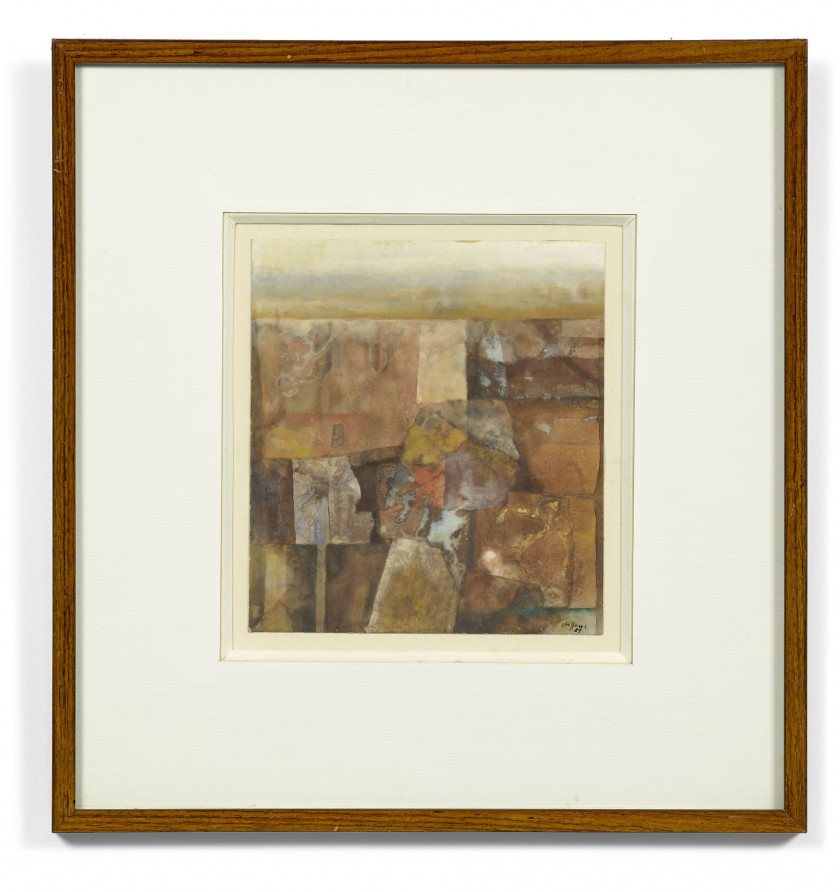 Hans Hermann STEFFENS Né en 1911 Ensemble de cinq oeuvres 1- Sans titre - 1980