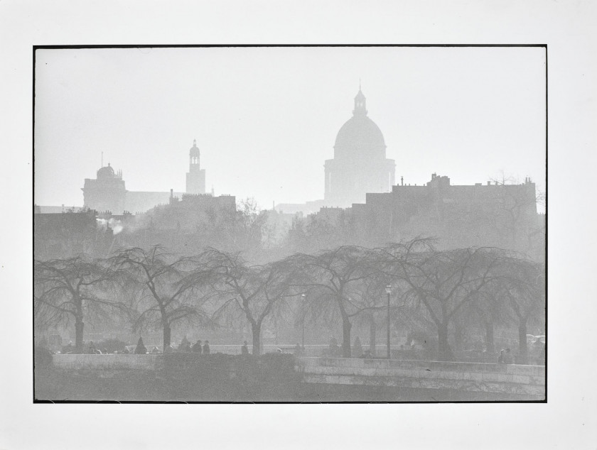 Willy RONIS 1910 - 2009 Depuis l'Île Saint-Louis - Paris, 1959 Épreuve argentique (1985)