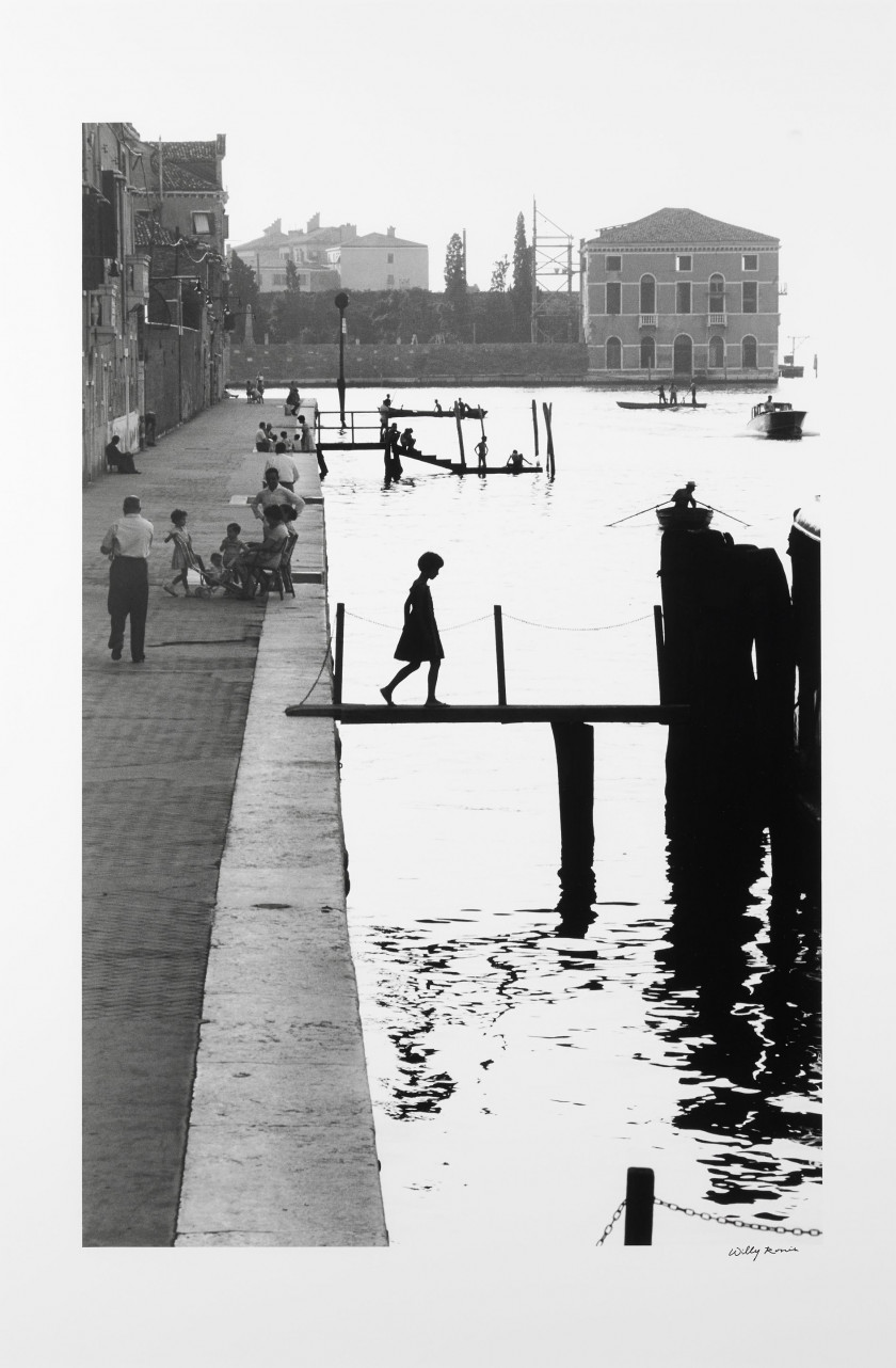 Willy RONIS 1910 - 2009 Fondamenta nuove - Venise, 1959 Épreuve argentique, signée à l'encre dans la marge inférieure à droite