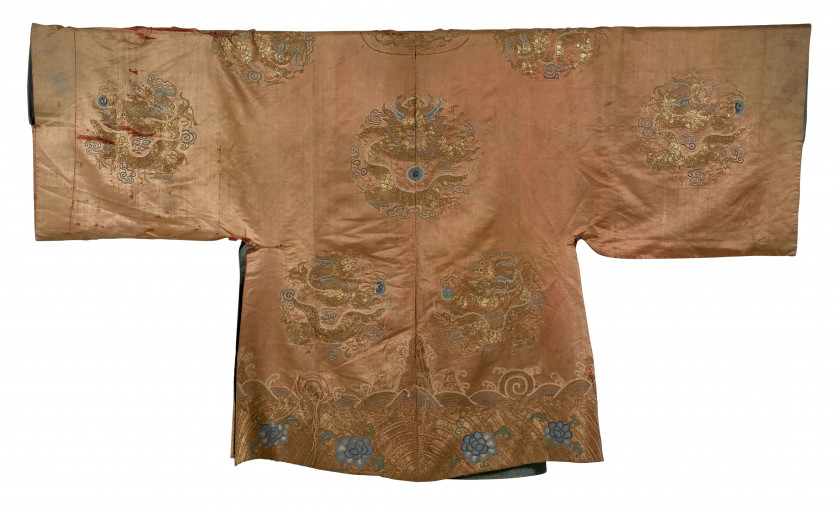 VESTE ET ROBE EN SOIE, Chine, dynastie Qing, époque Guangxu (1875-1908)
