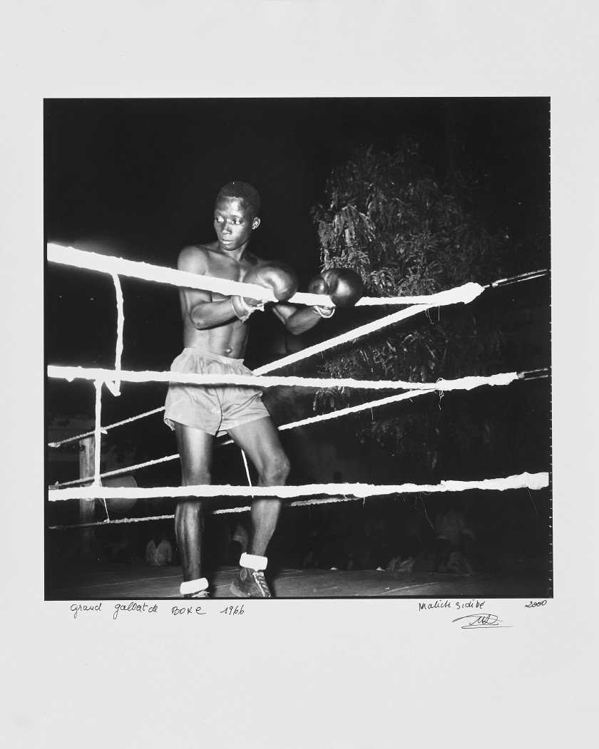 Malick SIDIBÉ 1936-2016 - Mali Grand gallat de Boxe, 1966, tirage de 2000 Tirage gélatino argentique