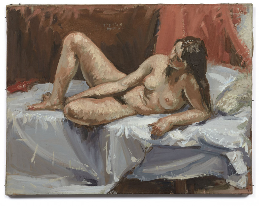 Jean HELION 1904 - 1987 Carmen - 1956 Huile sur toile