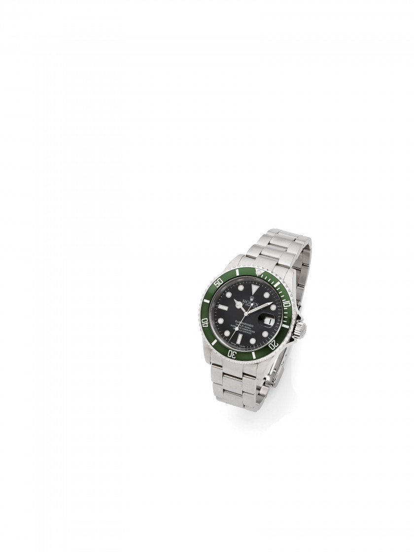 ROLEX  Submariner "Kermit", Ref. 16610LV, N°F059349