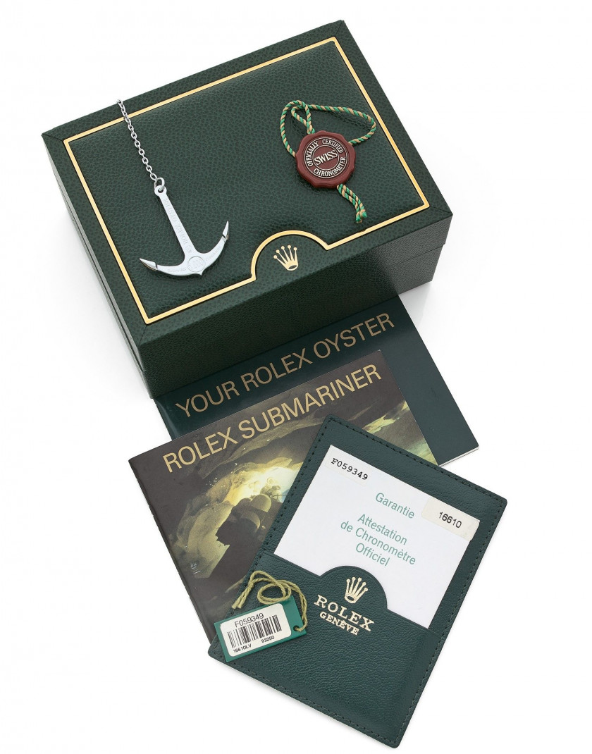 ROLEX  Submariner "Kermit", Ref. 16610LV, N°F059349