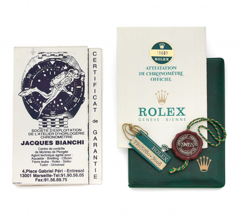 ROLEX  Sea-Dweller "Triple 6", "Comex 3008", ref. 16660, n° 7205280