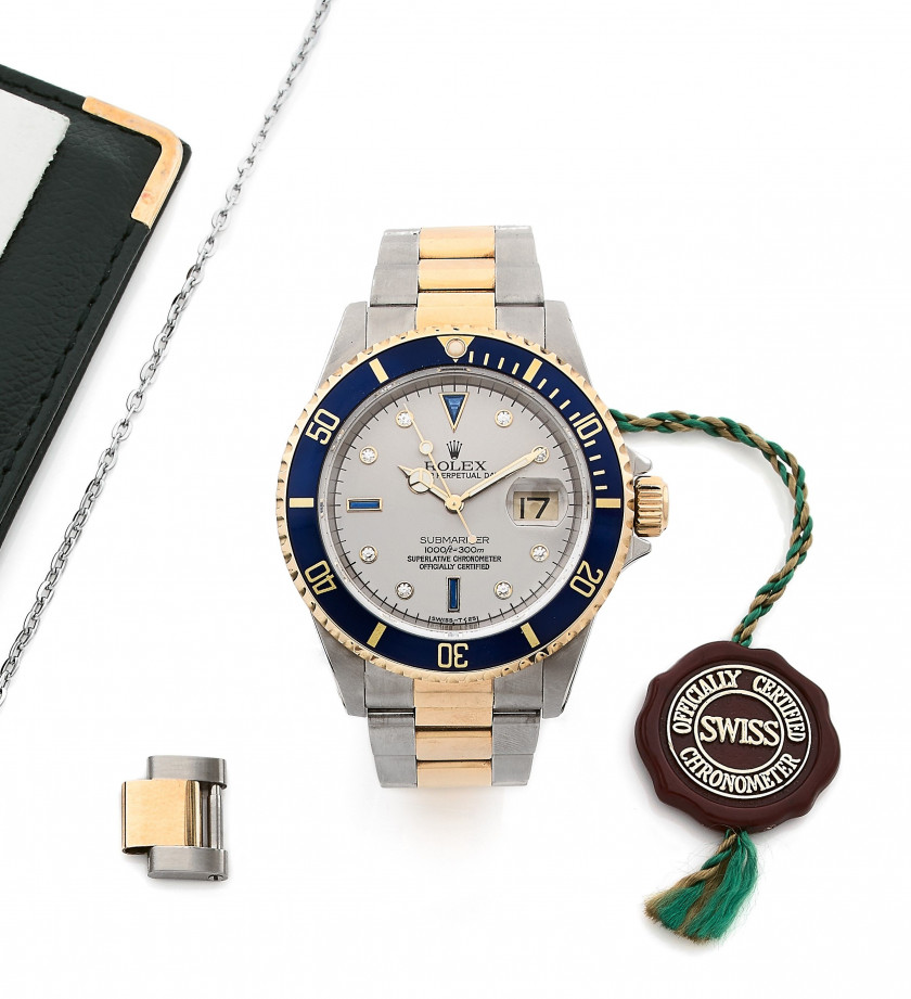 ROLEX  Submariner, ref. 16613, "Sultan dial", n° U160121