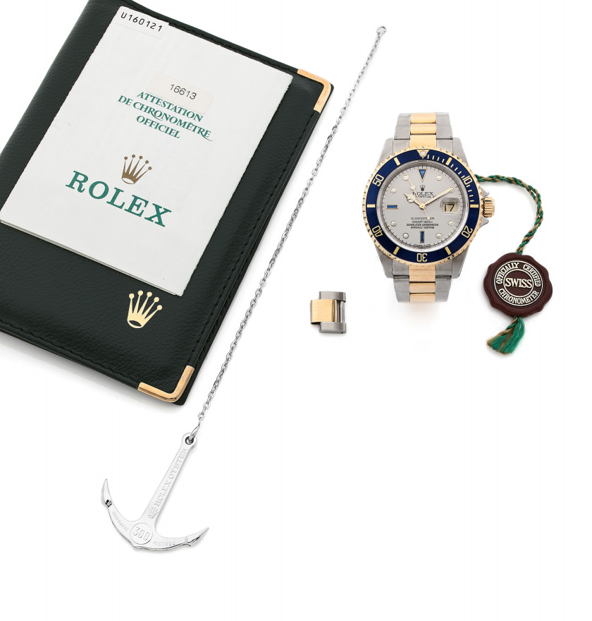 ROLEX  Submariner, ref. 16613, "Sultan dial", n° U160121