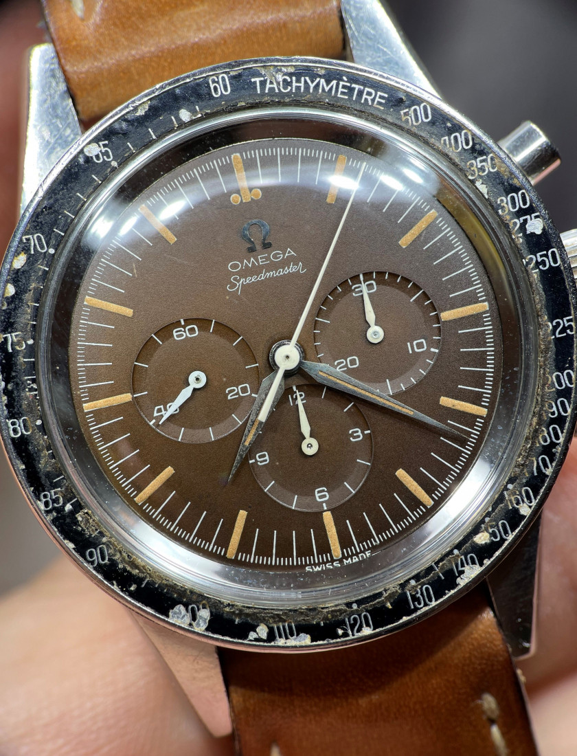 OMEGA  Speedmaster "Tropical brown", ref 2998-1, n° 17301587
