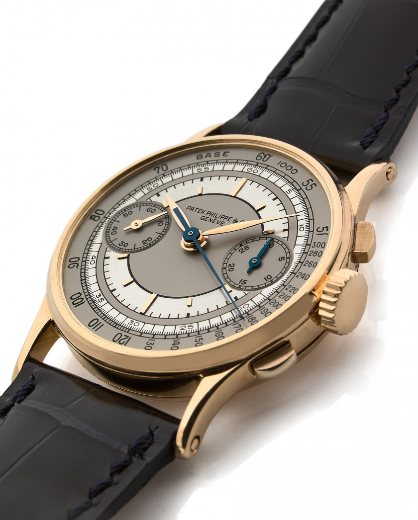 PATEK PHILIPPE  Ref. 130 "sector dial", n° 860481 / 616900