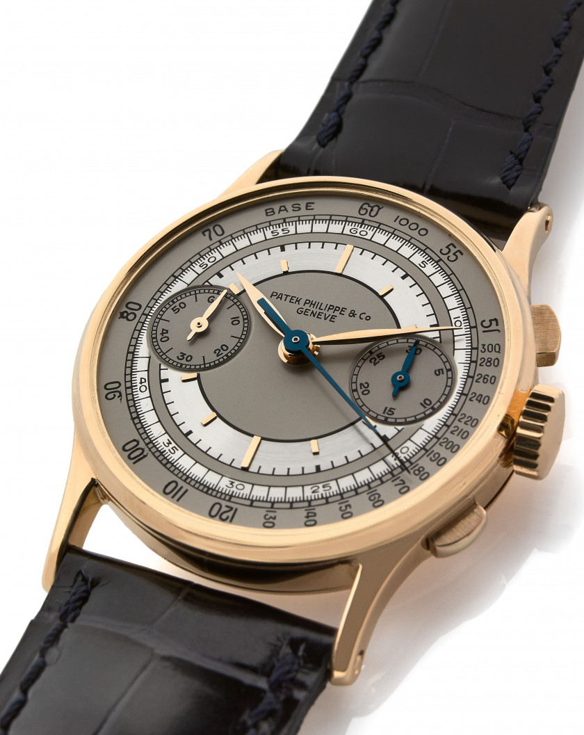 PATEK PHILIPPE  Ref. 130 "sector dial", n° 860481 / 616900