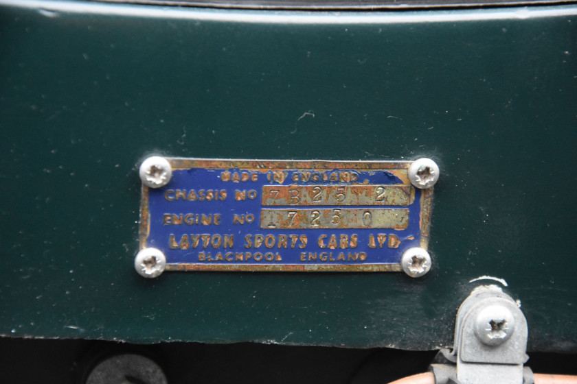 1961 TVR Grantura Mk II  No reserve