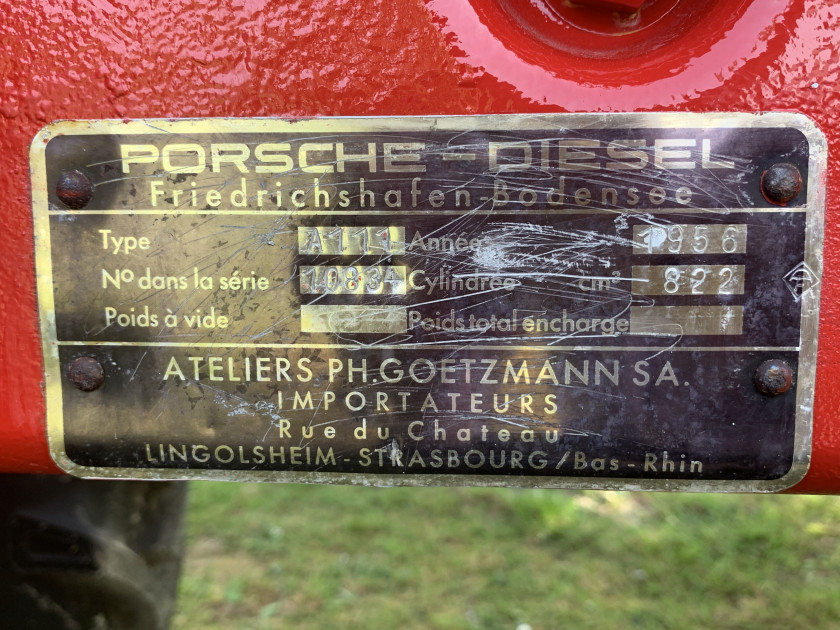 1956 Porsche-Diesel Type A111 Junior  No reserve