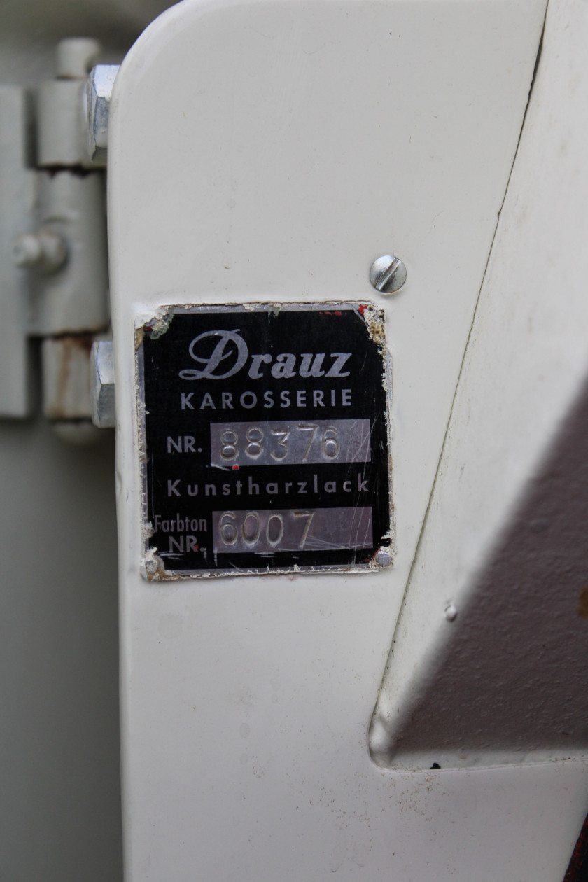 1961 Porsche 356 BT5 1600 Roadster Drauz