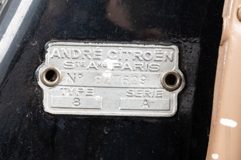 1933 Citroën Rosalie 8A Berline  No reserve