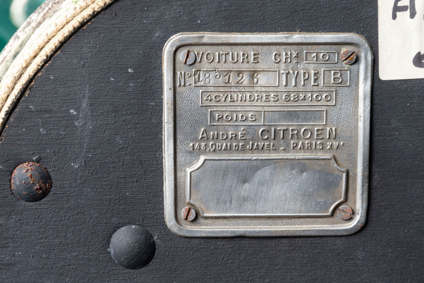 1926 Citroën B12 torpédo  No reserve