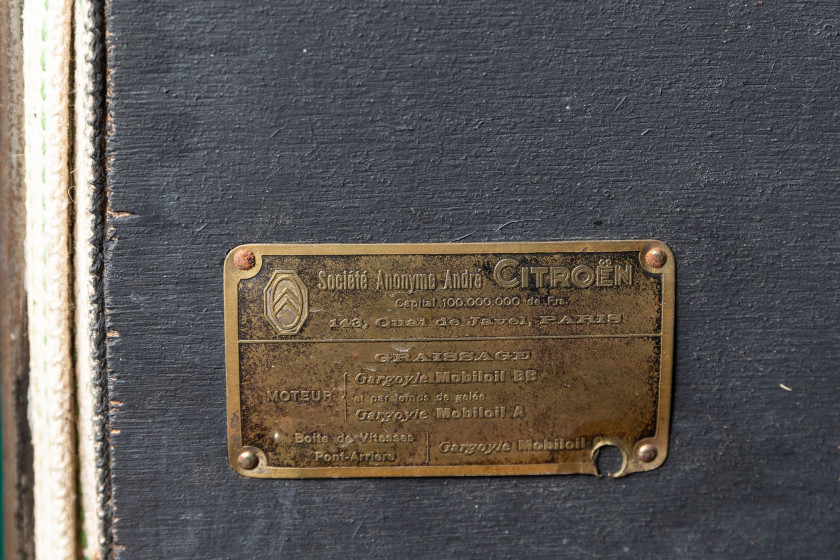 1926 Citroën B12 torpédo  No reserve