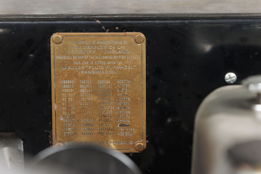 1939 Daimler ELS 24 Limousine avec séparation par Windovers Ltd  No reserve