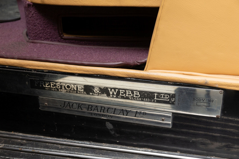 1952 Rolls-Royce Silver Wraith berline avec separation par Freestone & Webb  No reserve