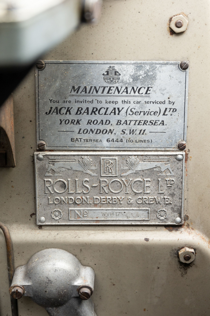 1952 Rolls-Royce Silver Wraith berline avec separation par Freestone & Webb  No reserve