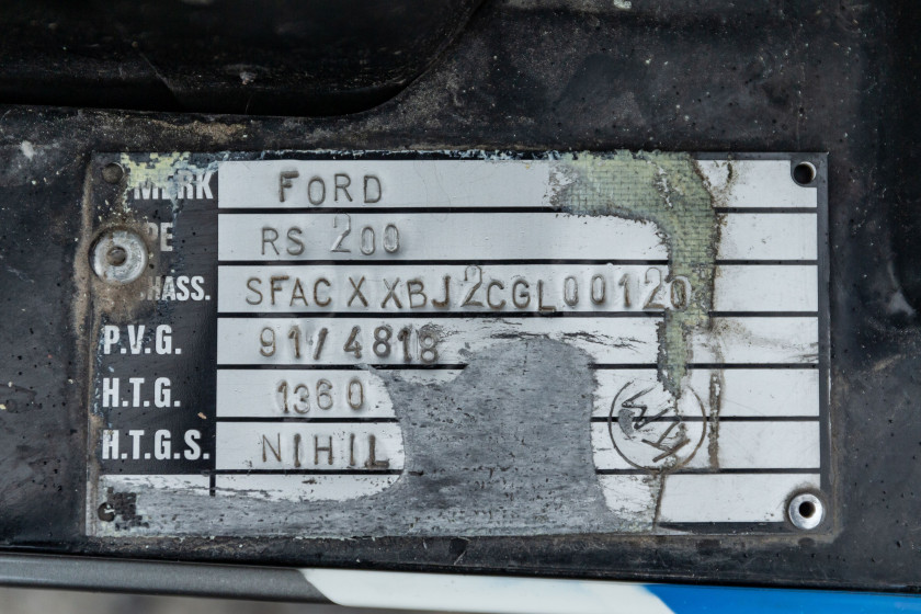 1991 Ford RS200