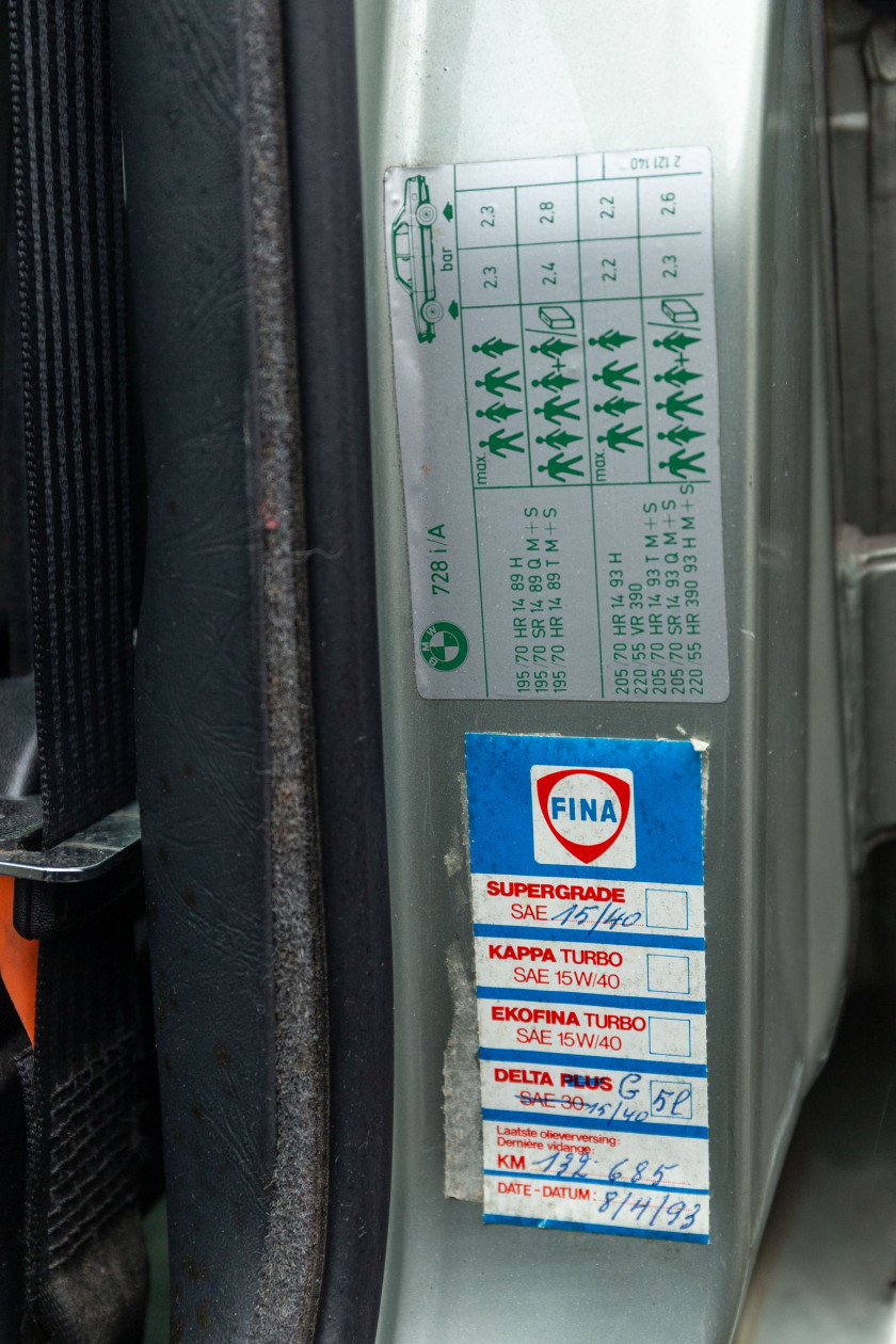 1983 BMW 728i berline  No reserve