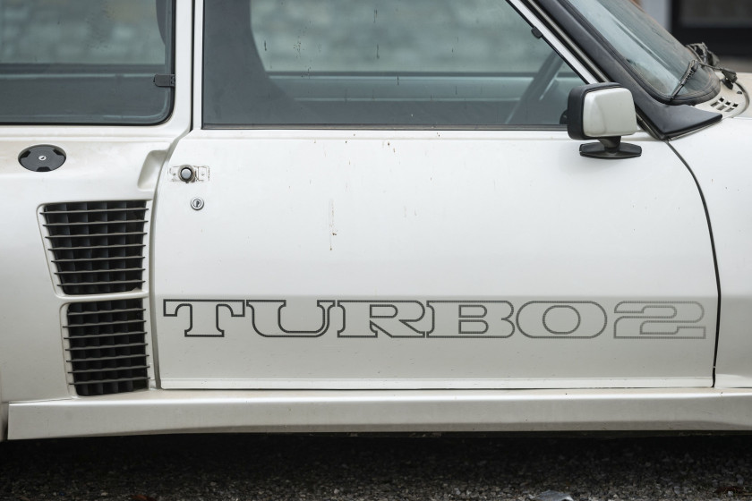 1984 Renault 5 Turbo 2 "sortie de garage"  No reserve