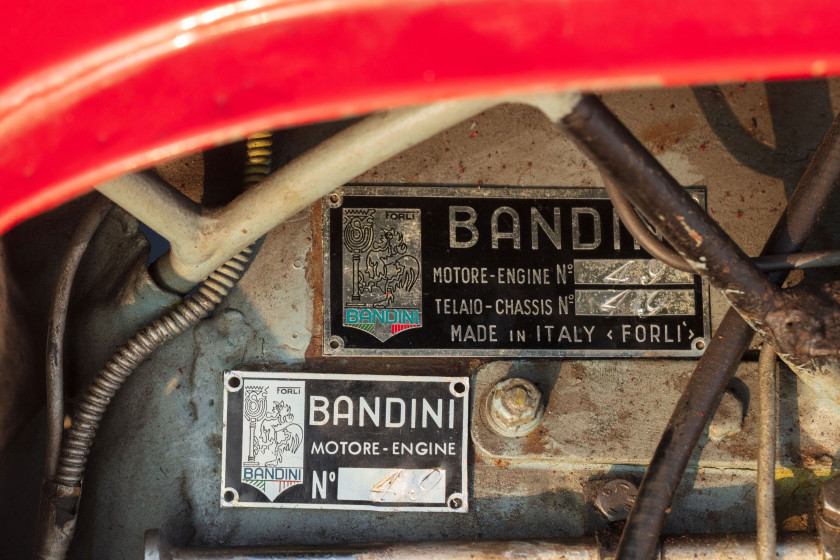 1954 Bandini monoplace 750 "Formule 3"  No reserve