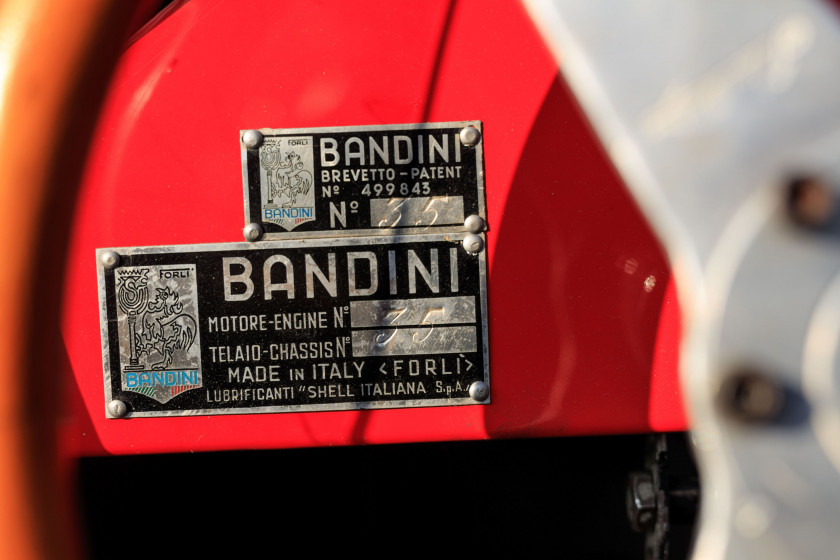 1955-1956 Bandini 750/1000 Sport Siluro  No reserve