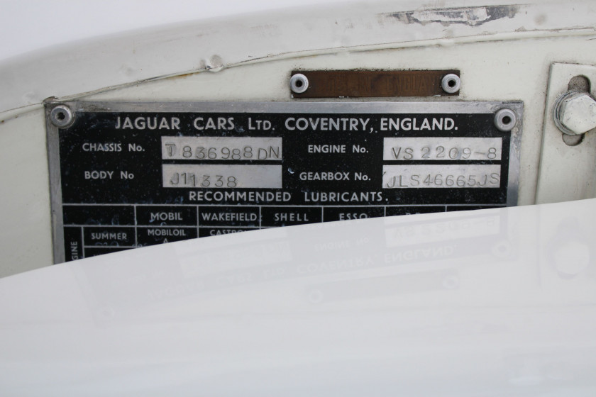 1960 Jaguar XK 150 3,4 L S Coupé  No reserve