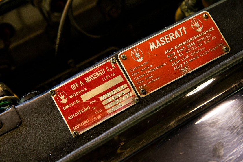 1970 Maserati Ghibli 4.7L  No reserve