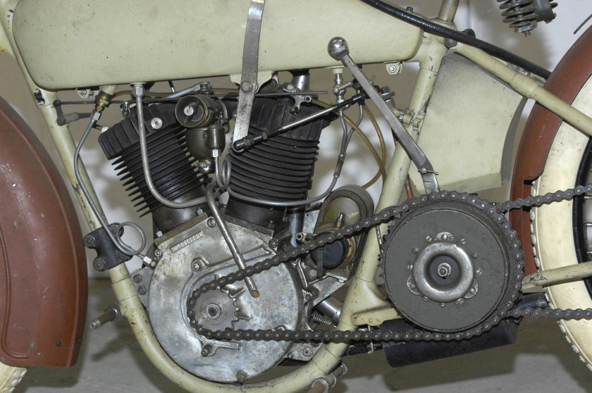 1918 Harley Davidson Type 18 attelée  No reserve