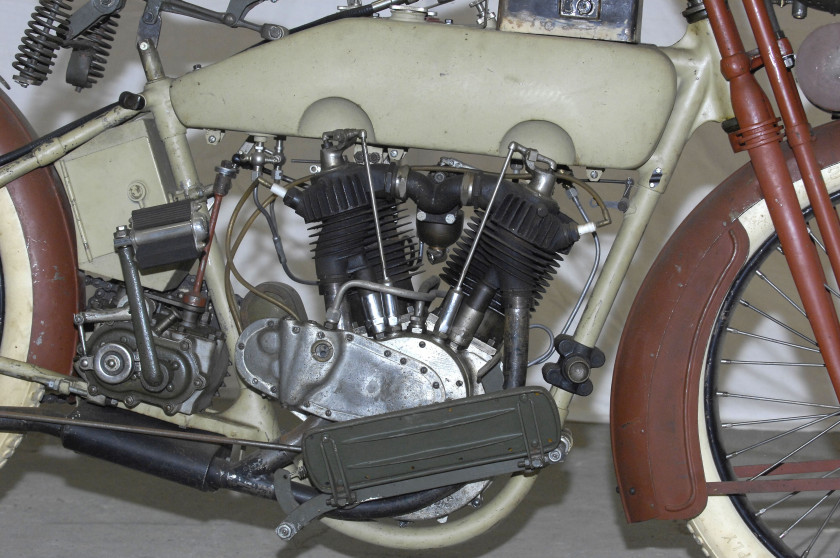 1918 Harley Davidson Type 18 attelée  No reserve