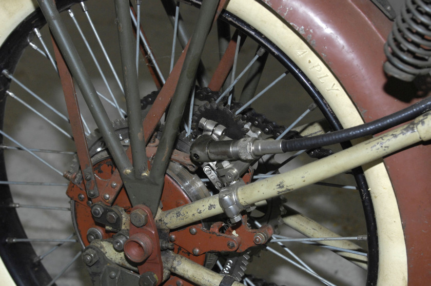 1918 Harley Davidson Type 18 attelée  No reserve