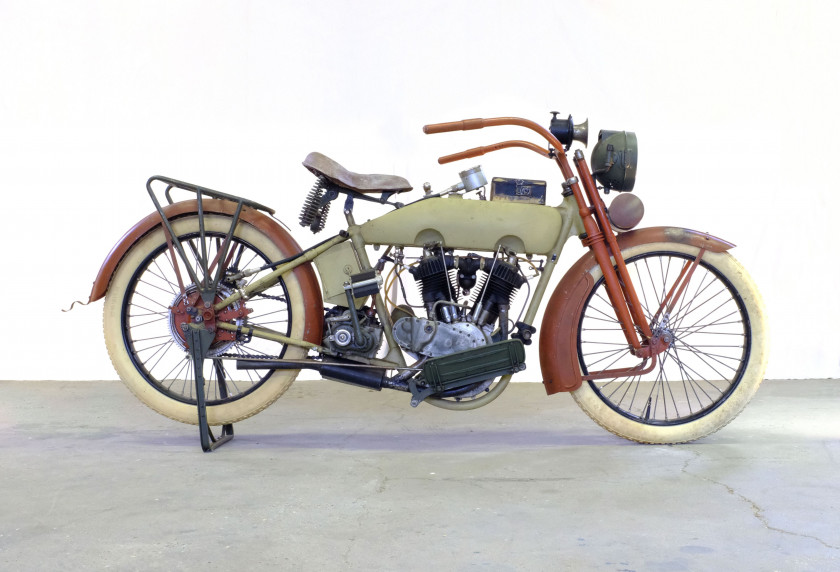 1918 Harley Davidson Type 18 attelée  No reserve