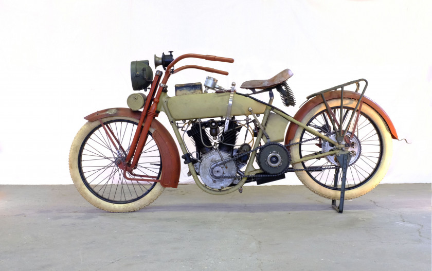 1918 Harley Davidson Type 18 attelée  No reserve
