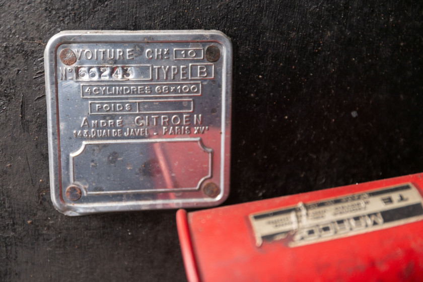 1922 Citroën 10HP B2 Torpédo  No reserve