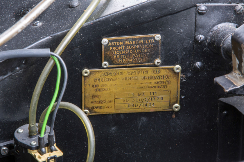 1959 Aston Martin DB Mk III Coupé par Tickford