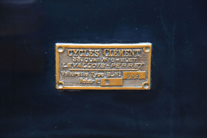 1902 Clément Type B voiturette  No reserve