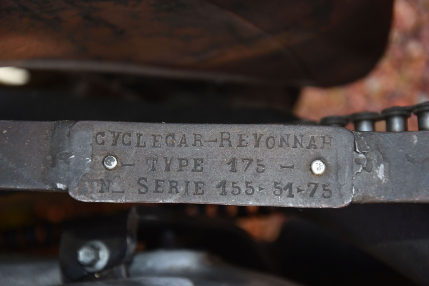 1951 Reyonnah 175 Prototype n°1  No reserve