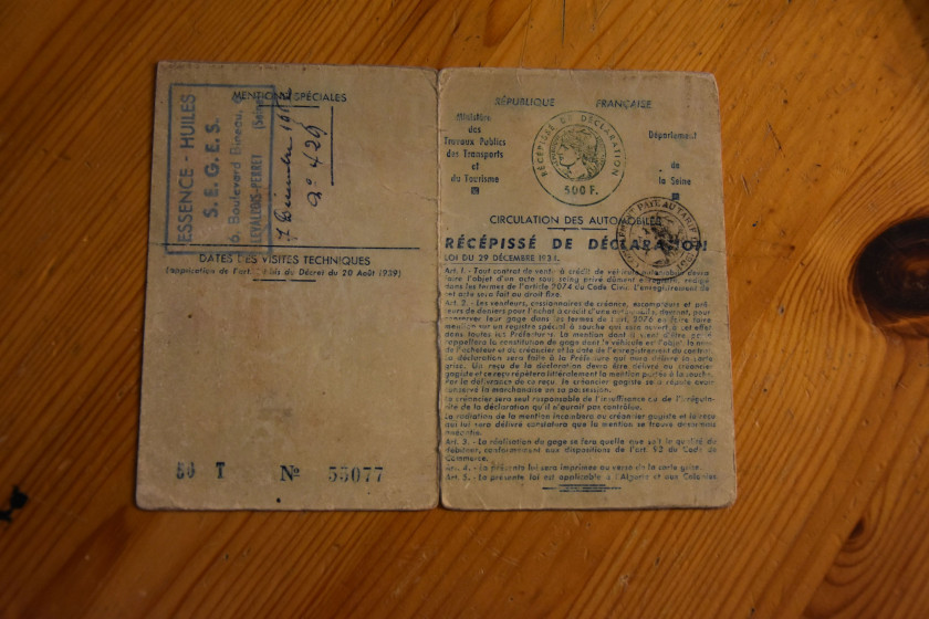 1951 Reyonnah 175 Prototype n°1  No reserve