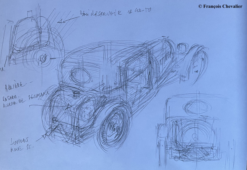 1928 Bugatti 35/51 Reconstruction " Petit Coupé Friderich "