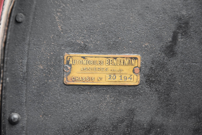 1924 Benjamin Type P2 Torpédo 2 places  No reserve